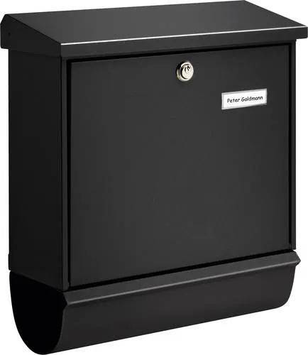 Burg Wächter COMFORT-Set 91300 S Briefkasten aus Stahlblech in schwarz von BURG-WÄCHTER