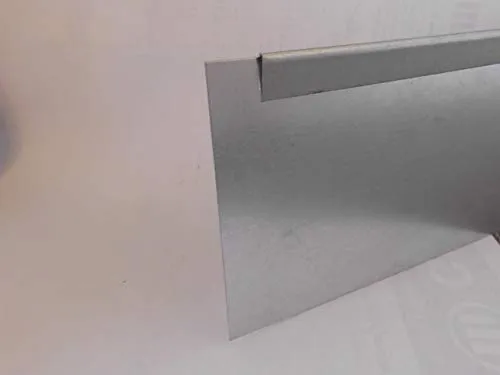 Rasenkanten Metall Beeteinfassung Rasenkante verzinkt (Länge 1m-Höhe 18 cm)