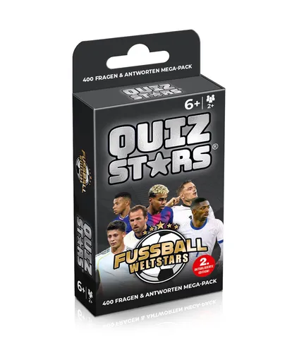 Kartenspiel Quizstars Fussball Weltstars 400 Fragen Antworten Spiel ab 6 Jahren