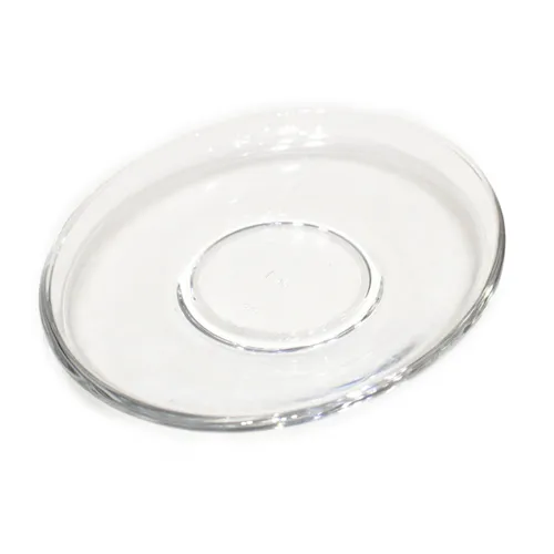 Tee Untertasse Glas Klar Oval 6 Stück Lav Asena