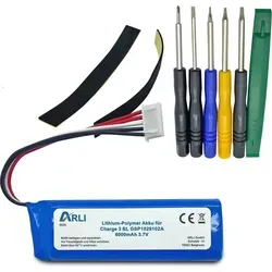 Produktbild Akku passend für JBL Charge 3 BL GSP1029102A Batterie Li-Polymer 6000 mAh 3,7 V