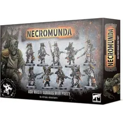 Necromunda: Ash Wastes Nomads War Party - Tabletop Spiel mit detailreichen Miniaturen, ideal für Sammler und Hobbyisten, erfordert Montage und Bemalung für ein individuelles Spielerlebnis.