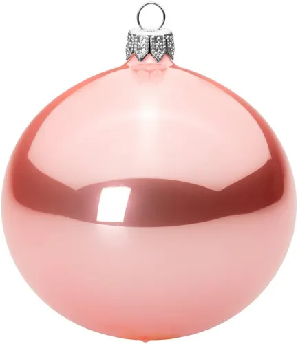 SIKORA Christbaumschmuck Kugeln Essentials aus Glas Hochglanz 6 Farben 3 Größen