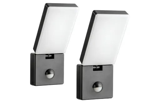 SEBSON LED Aussenleuchte mit Bewegungsmelder in grau von SEBSON