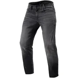 REV'IT! Revit Detroit 2 TF Motorrad Jeans, grau, 36/34 - Motorradhosen mit herausnehmbaren Protektoren für maximalen Schutz und Komfort beim Fahren.