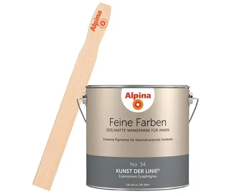 Produktbild Alpina Feine Farben inkl. Rührstab – No. 34 Kunst der Linie – edelmatte Innenfarbe