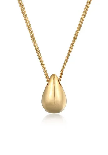 Elli Kette mit Anhänger Tropfen - Zeitloses Schmuckstück aus 925 Silber - Ketten mit Anhänger, feminine Halskette mit dezentem Tropfen Anhänger aus 925 Silber, perfekt für jeden Tag und ein faszinierendes Basic Accessoire.