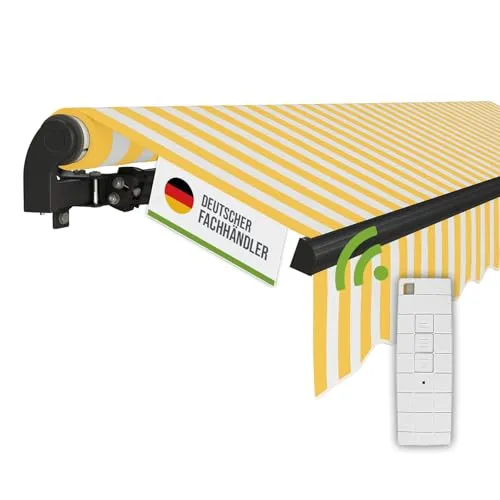 empasa Elektrische Gelenkarmmarkise 'Start Plus' in gelb von empasa