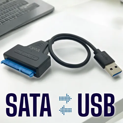 USB 3.0 zu SATA Adapter Kabel mit UASP Support für 2.5 Zoll HDD SSD Festplatten