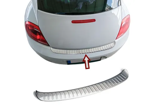 RECAMBO Ladekantenschutz für VW BEETLE (2011-2019) - Abdeckblenden für optimalen Schutz des Lackes im Ladebereich, aus hochwertigem V2A Edelstahl mit 100% Passgenauigkeit und einfacher Montage.
