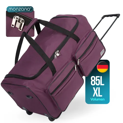DeubaXXL DE Rollenreisetasche Violett 85L