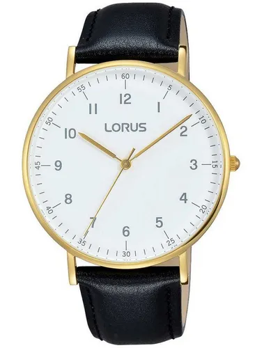 Lorus Klassische Herren Uhr RH896BX9 mit Leder Armband - Armbanduhren mit elegantem Design: Lorus RH896BX9 bietet hohen Tragekomfort durch Kalbslederarmband und ist mit kratzfestem Mineralglas ausgestattet, ideal für den Alltag.