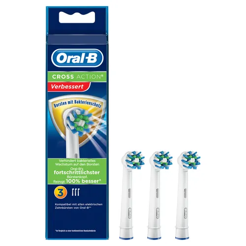 Braun Oral-B CrossAction Aufsteckbürsten 3 Stück