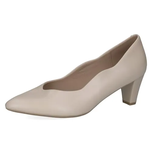 CAPRICE Pumps 9-22400-42 140 G-Weite - Damen-Pumps mit spitzer Schuhspitze, ideal für Komfort und Stil dank G-Weite und CAP Memotion. Hochwertiges Leder und 5,5 cm Trichterabsatz für vielseitige Kombinationen.