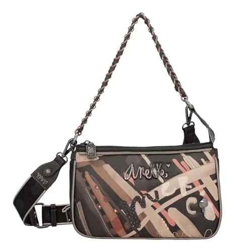 Anekke Umhängetasche Crossbody Bag - Stylische Umhängetasche im Pariser Design, mit verstellbarem Schulterriemen und eleganten Details, ideal für besondere Anlässe.