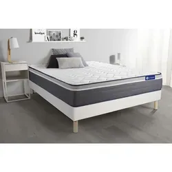 Actisom Bett, Weiß, Holz, H4, Höhe ca. 26 cm, 120x190 cm, Oeko-Tex® Standard 100, Schlafzimmer, Betten