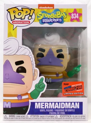 Funko 48915 Animation: Spongebob – Marmaidman – Exklusive Vinyl Figur