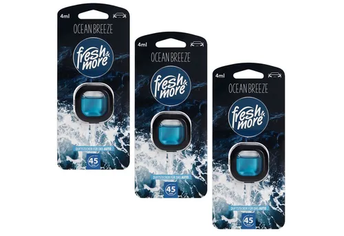 fresh & more Raumduft Auto-Lufterfrischer (4ml 3er Pack), 3-St)
