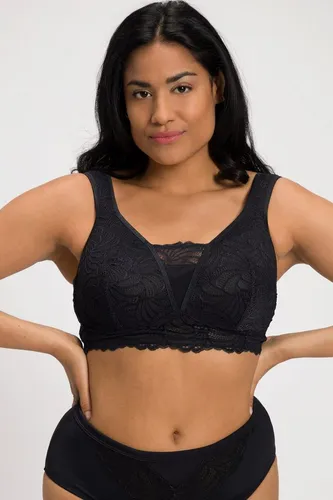 Ulla Popken Bügelloser BH Bralette Spitze ohne Bügel