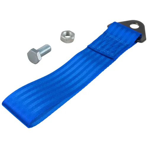 Abschleppschlaufe Blau Tow Strap Motorsport Abschlepphaken Hook Rallye Racing