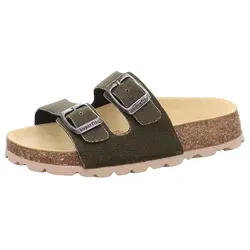 Superfit Jungen FUSSBETTPANTOFFEL Grün 7090