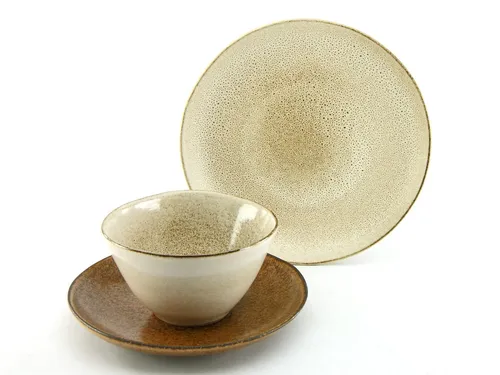 CreaTable Geschirr Beige von CreaTable