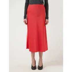 Y.A.S Midirock YASPELLA HW MIDI SKIRT S. NOOS rot M - Modischer Midirock in Poinsettia-Rot, aus elastischem Materialmix für optimalen Tragekomfort. Perfekt für stilvolle Anlässe und vielseitig kombinierbar.