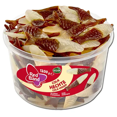  Red Band Cola Hechte, Fruchtgummi, 100 Stück 5,53€/1kg