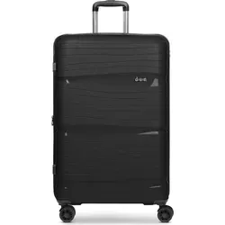 D & N großer Hartgepäck Check-in Koffer XL Trolley - Koffer aus robustem Polypropylen, erweiterbar mit TSA-Schloss, ideal für Reisen bis 15 Tage und bietet 100 Liter Stauraum.
