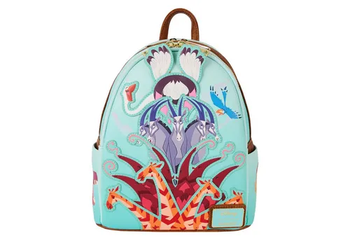 Disney by Loungefly Mini Rucksack Lion King - Offiziell lizenzierter Kunstleder-Rucksack, perfekt für Disney-Fans – kompakte Größe von 26 x 10 x 28 cm, ideal für den Alltag.