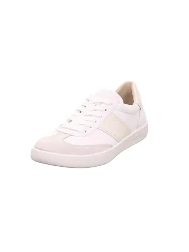 Legero SILENCE 2-000369-1100 - Trendiger Damen Sneaker in Weiß - Damen Sneaker mit herausnehmbarer Decksohle für individuelle Einlagen, flexibler rutschhemmender Laufsohle und sportlichem Look – ideal für ganzjährigen Komfort.