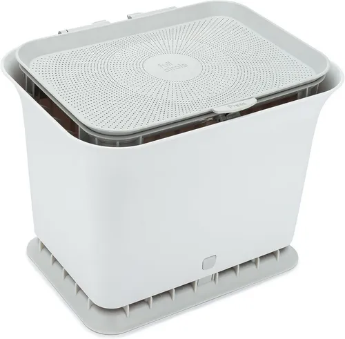 Full Circle Fresh Air Komposteimer in grau von Full Circle