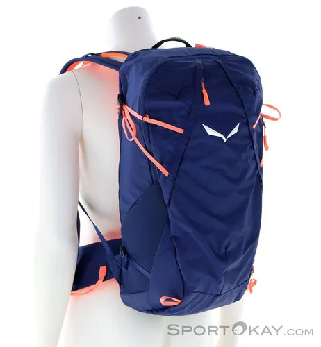 Salewa MTB Trainer 2 Damen Rucksack 22L - Dunkel Blau - Daypack für Damen mit 22L Volumen, ideal für MTB-Touren und Outdoor-Aktivitäten, bietet optimalen Tragekomfort und durchdachte Fächeraufteilung.