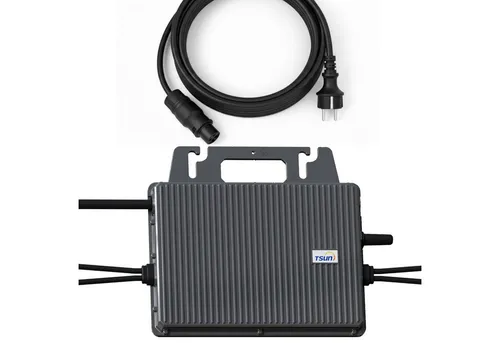 SUNNIVA TSUN TSOL-MS800 Mikro-Wechselrichter 800 W - Wandler für Balkonkraftwerke mit 800 W Leistung, IP67 wetterfest, Plug-&-Play Installation und WLAN für Echtzeitüberwachung der Erträge.