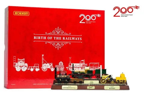Hornby R30445 Birth of the Railways Train Pack (Railway 200) Spur 00