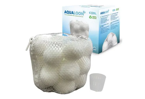 COIL Filterbälle Pool Filterbälle, Ökologischer Wasserfilter, Korb mit Filterbällen, für Spa, (Kompatibel mit Filter Typ VI Bestway und Intex Typ S1, 20 Stück), Die Bälle sind maschinenwaschbar, Wiederverwendbar