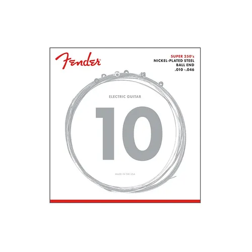 Saiten E-Gitarre Fender Super 250R, 010-046 Gitarrensaiten E- Gitarre NEU