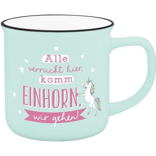 Becher in Emailloptik 