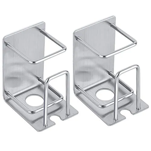 Zahnbürstenhalter, Wandmontage, Becherhalter, Edelstahl, selbstklebend, für Badezimmer, elektrische Zahnbürstenhalter, Abdeckung, Saugnapf, Paste Stick für Zuhause, Hotel, Küche, Zubehör-Set