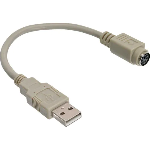 KAB USB 20cm Adapterkabel USB St Typ A an PS/2 Buchse ()