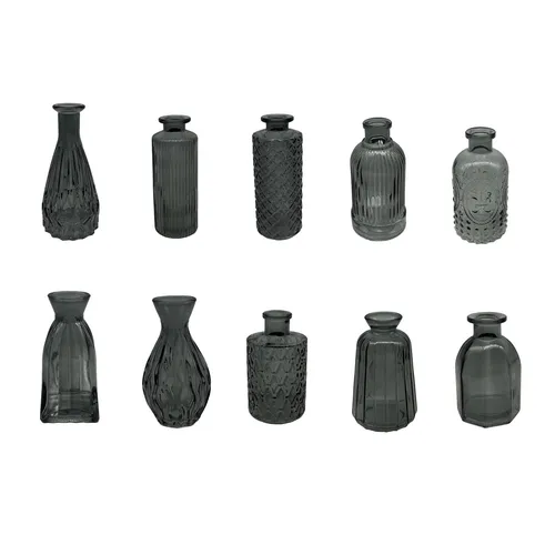 Vasen Glasvasen Minivasen Väschen Dekovasen Dekogläser klein Tischdeko 10er Set