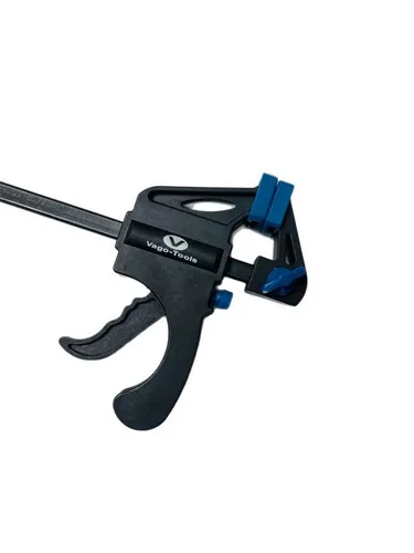 10x Schnellspannzwinge 100 mm Einhandzwinge - Praktischer Allrounder - Werkstatteinrichtung für Heimwerker; 10 Stück hochwertige Einhandzwingen, ideal zum Spannen und Fixieren von Holz, Metall und Kunststoff – immer eine Hand frei!