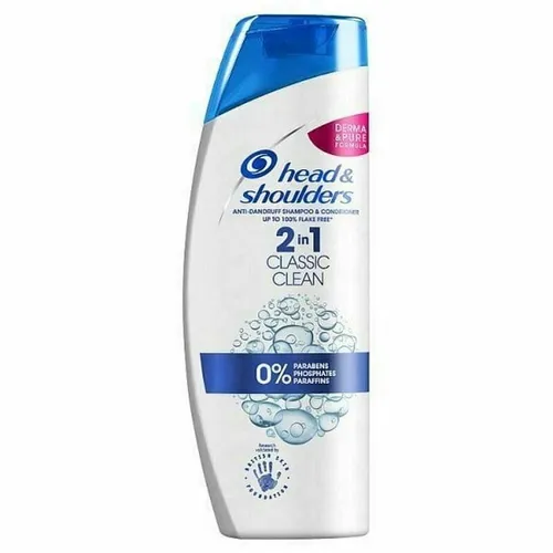 Head & Shoulders 2in1 Classic Clean 225ml - Hochwirksames Anti-Schuppen Shampoo und Spülung in einem, für gesundes und gepflegtes Haar. Ideal gegen Schuppen und sorgt für ein frisches Gefühl.