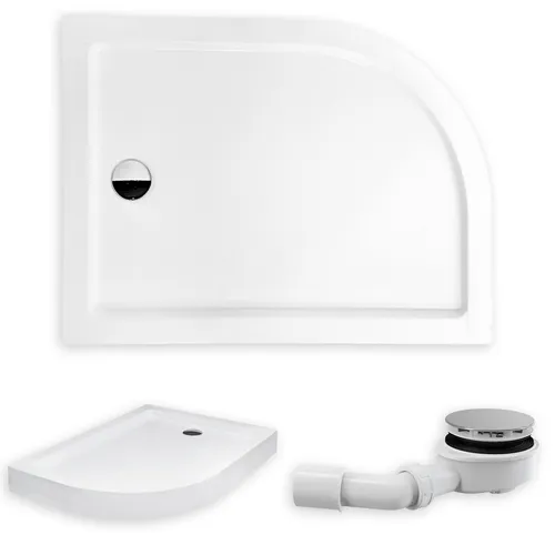 Duschwanne Viertelkreis 120x90 cm von Kolman