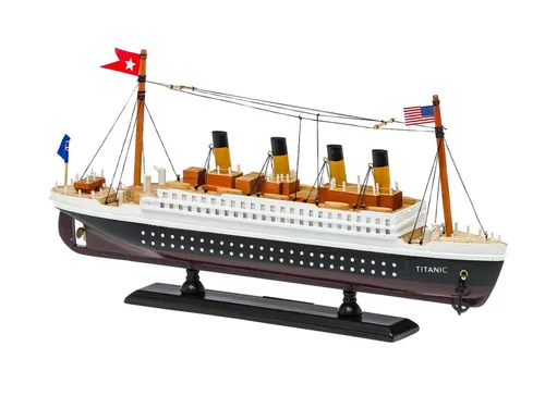 Aubaho Dekoobjekt Modellschiff Titanic