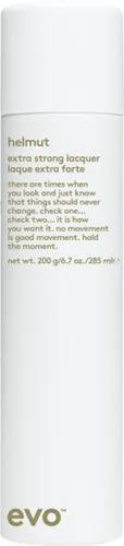 Evo Hair Style Helmut Finishing Spray 285 ml - Haarspray mit starkem Halt (Haltfaktor 5/5) und UV-Schutz, ideal für alle Haartypen und außergewöhnliche Looks. Verleiht natürlichen Glanz und maximale Kontrolle für perfektes Styling.