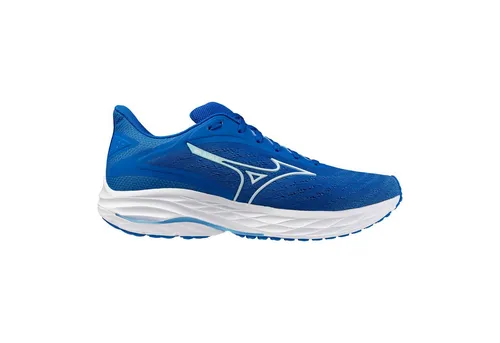 Mizuno Wave Ultima 16 Laufschuhe Blau EU 45 - Laufschuhe mit Mizuno Enerzy Foam für überragende Dämpfung und Energierückgabe, ideal für Freizeitläufer und Anfänger, die ein sanftes Laufgefühl erleben möchten.