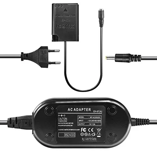 Netzteil mit Akkuadapter für Nikon CoolPix P600 P900 P610 S810 S810c B700 - ersetzt EH-67A