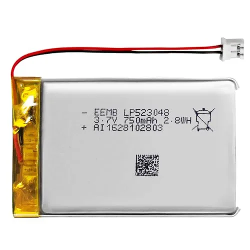 EEMB Lithium Polymer Akku 3,7 V 750mAh 523048 Wiederaufladbarer Lipo-Akku mit JST-Anschluss für VXI Blue Parrott – bestätigen Sie die Polarität des Geräts und des Anschlusses vor dem Kauf