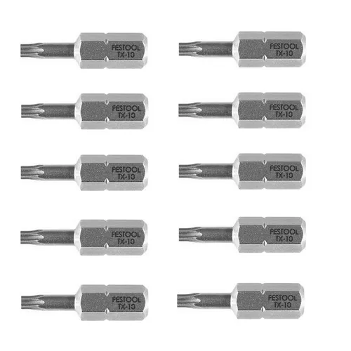 Festool Bit Torx TX 10 25mm 10 Stück Akkuschrauber 490504